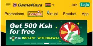 Gamekaya Kenya Registration and How to Play .